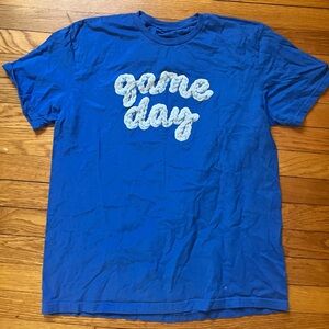 Blue 'Game Day' T-Shirt
